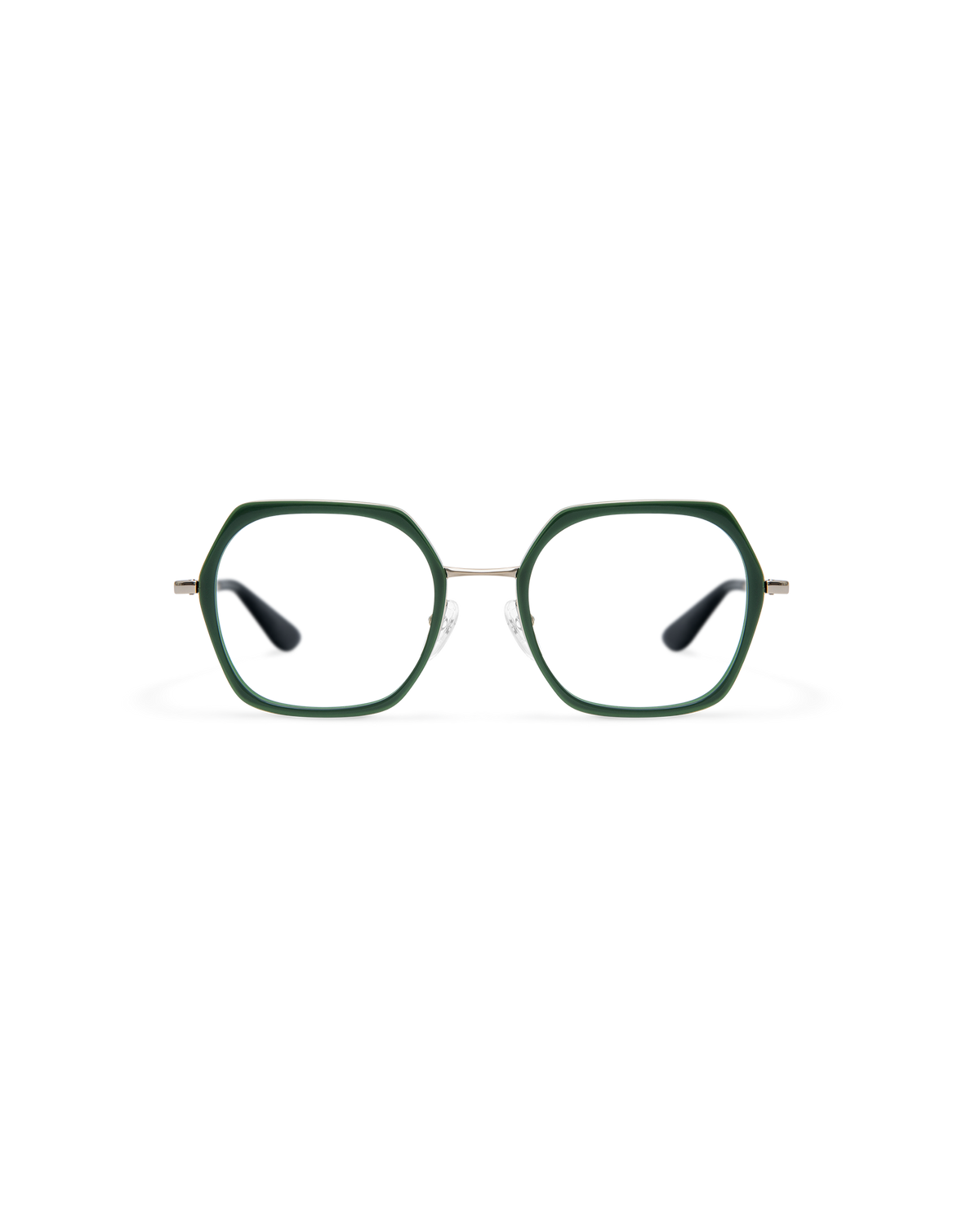 MIN: Geométricas Acetato-Metal Verde optical glasses by GIGI STUDIOS 13865