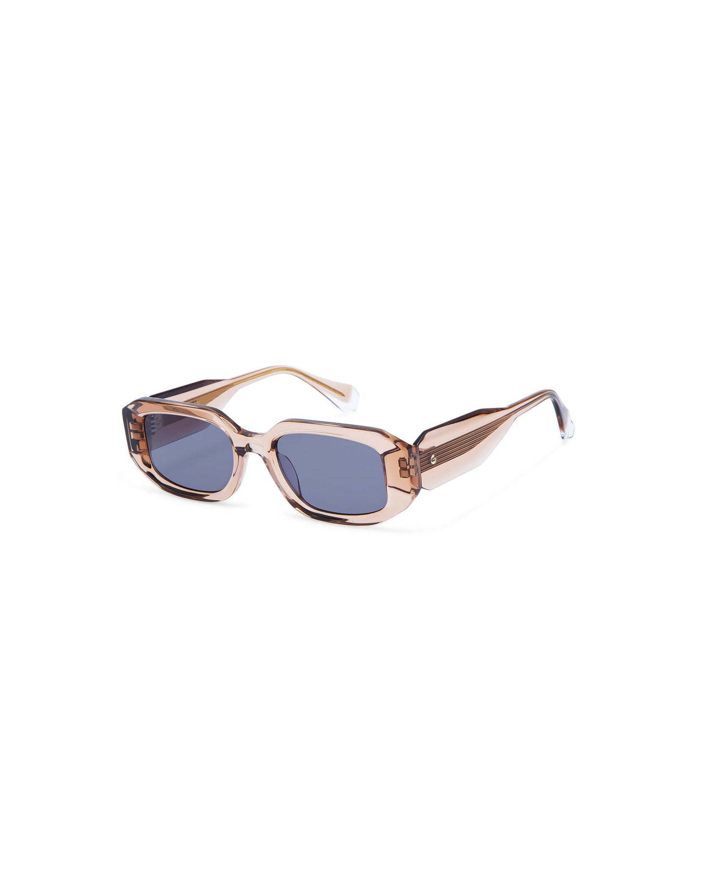 DANIELLE: Tiny Acetato Marrón sunglasses by GIGI STUDIOS 413